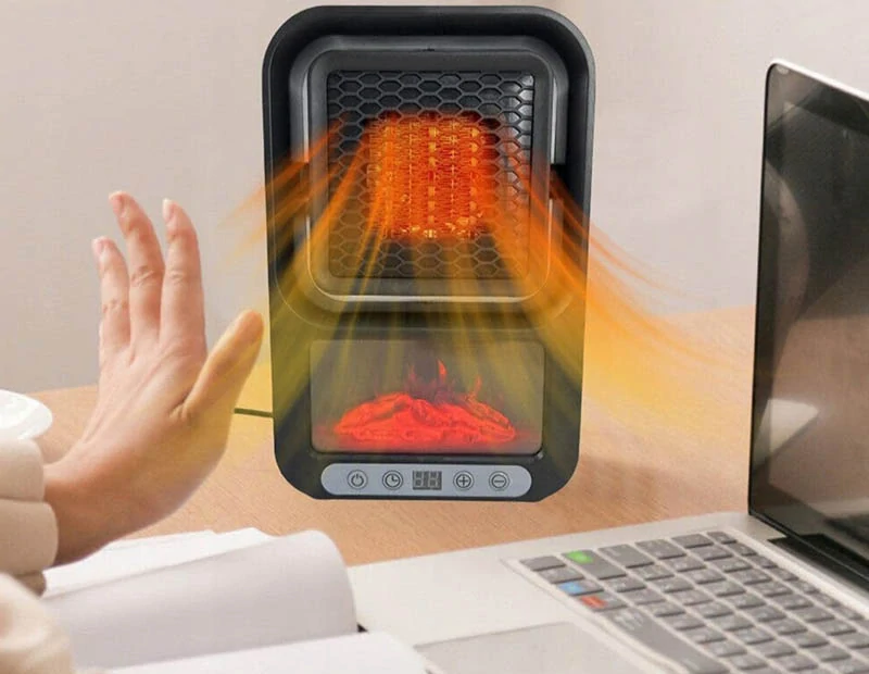 Ohrievač vzduchu s imitáciou krbu a termostatom 500W