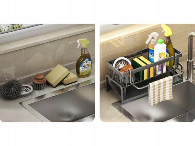 Organizér na kuchynský drez s odkvapkávačom