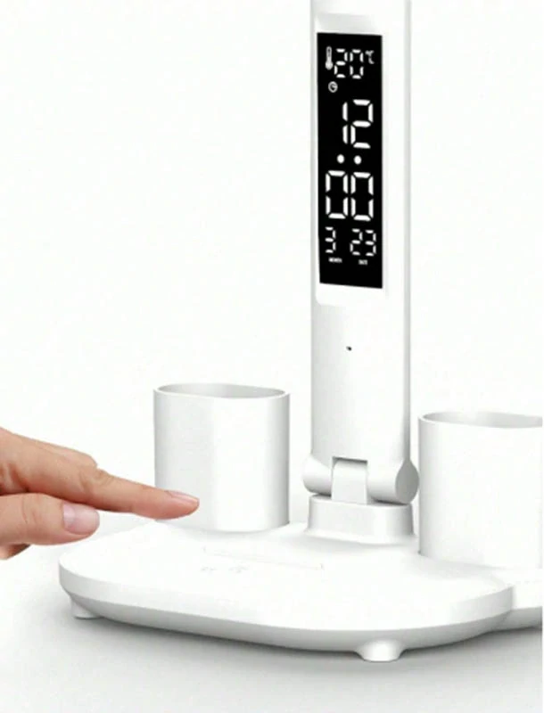 LED stolná lampa s dvomi hlavami 6v1