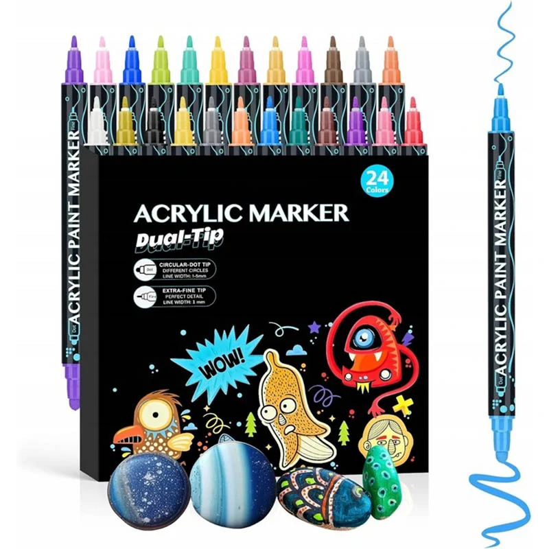 Sada akrylových popisovačov 24ks