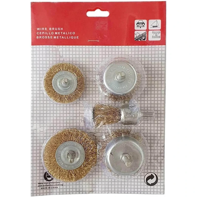 Sada drôtených kefiek do vŕtačky