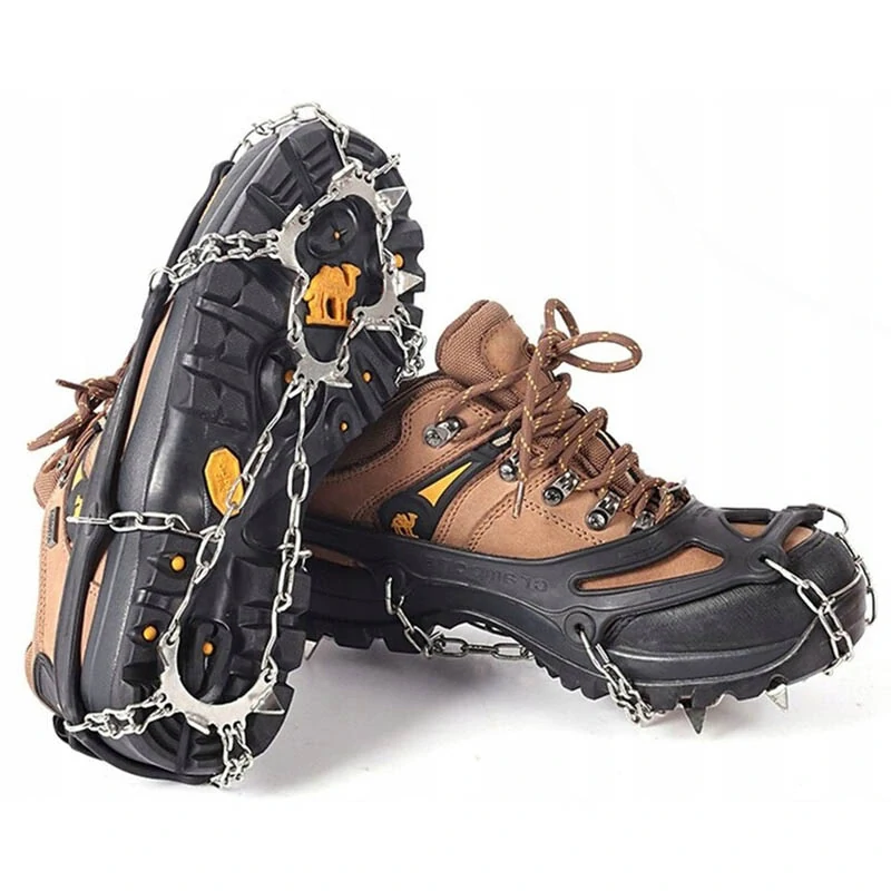 Protišmykové návleky na topánky s kovovými hrotmi 36-45 čierne