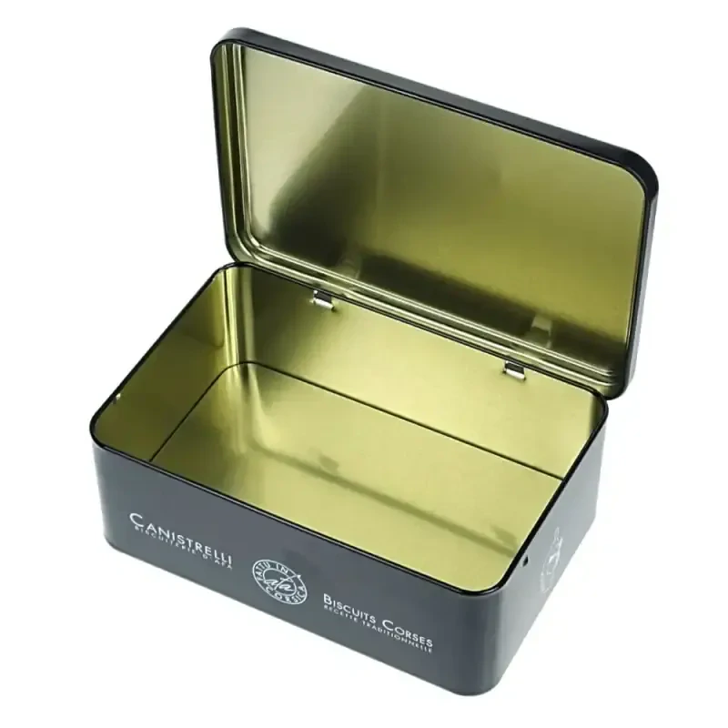Corsica Biscuit - Plechová dóza na cukrovinky a drobnosti 20 x 13,5 x 7,5 cm