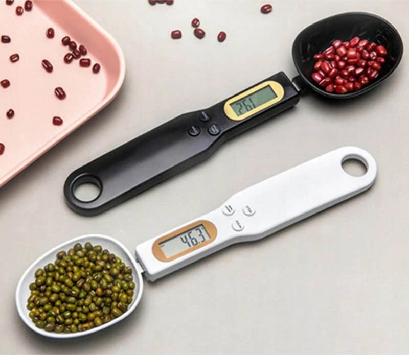 Kuchynská váha - lyžica do 500g čierna