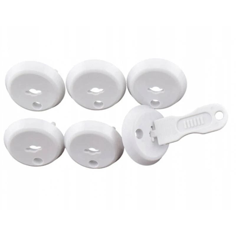 Bezpečnostné krytky do elektrických zásuviek 6ks
