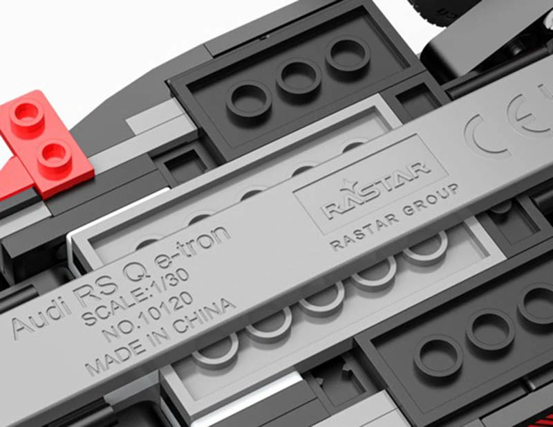 Rastar stavebnica Audi RS Q e-tron 1:30 – 367 dielikov