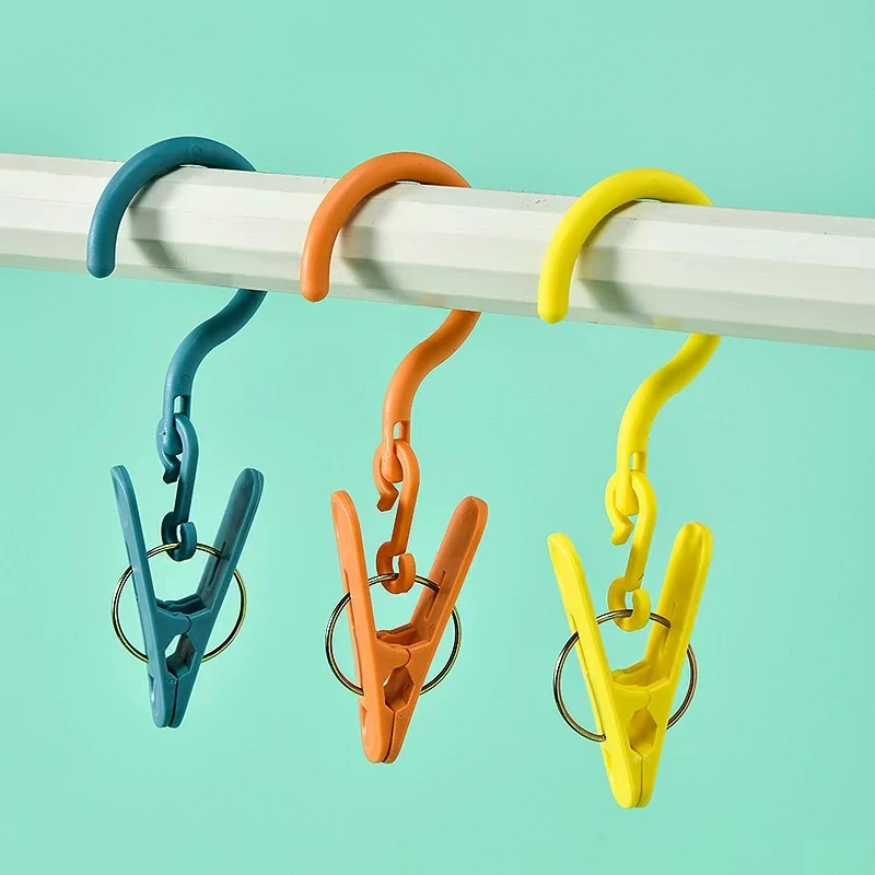 Plastové štipce s háčikom 3ks