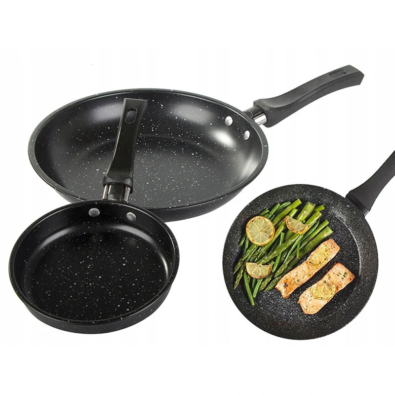 Sada 2 nepriľnavých hliníkových panvíc 24, 14 cm