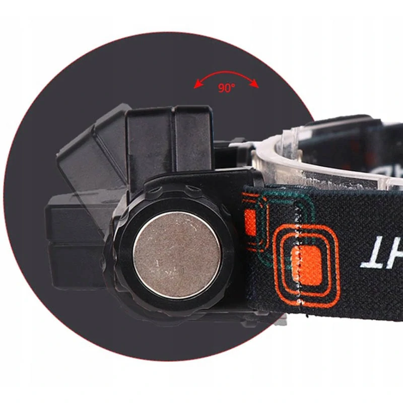 Čelová LED baterka COB 4v1 s magnetom