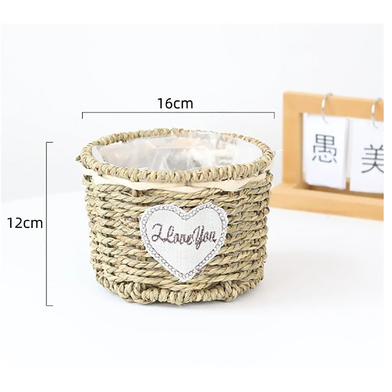 Flower - Ratanový košík - 16 x 12cm