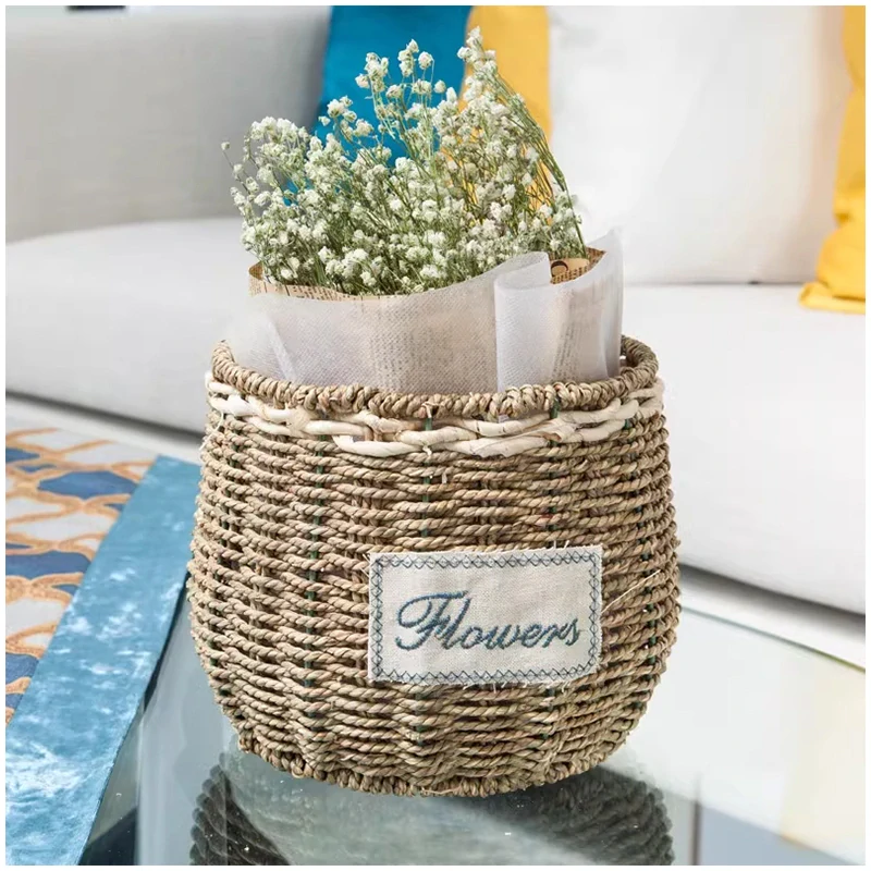 Flower - Ratanový košík - 19 x 17 x 15cm