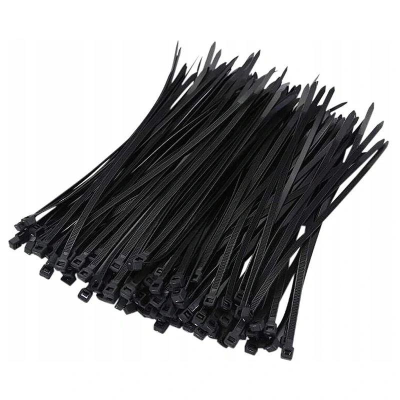 Sťahovacie pásky čierne 100ks - 100mm x 2,5mm