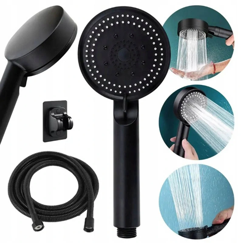 Sprchová súprava 5-dielna čierna