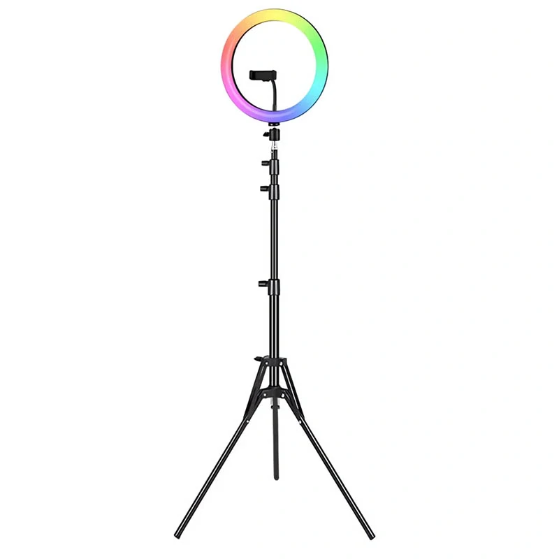 Prstencová RGB lampa so statívom 120W