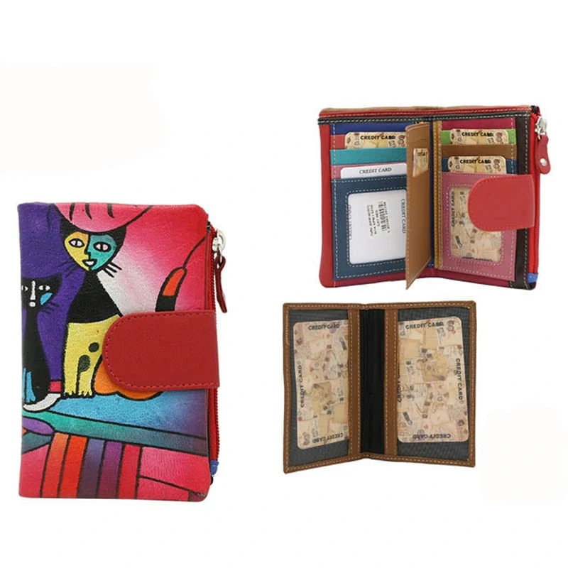 Dámska peňaženka No Brand SPW-5756 ručne maľovaná