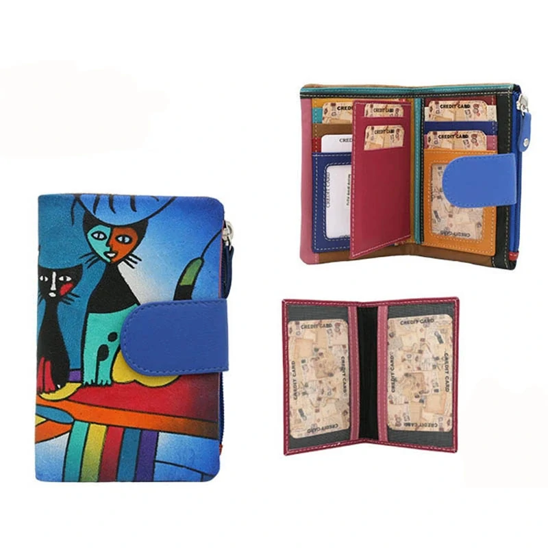 Dámska peňaženka No Brand SPW-5763 ručne maľovaná