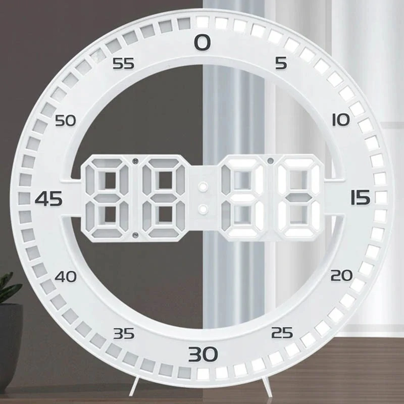 LED hodiny s teplomerom 3688L 33cm