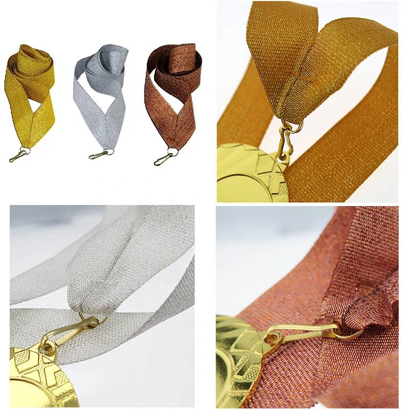 Stuha na medailu 22 mm - strieborná