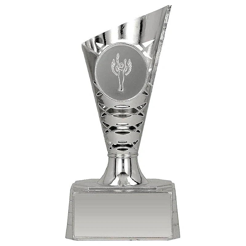 Pohár na podstavci strieborný - 11 cm