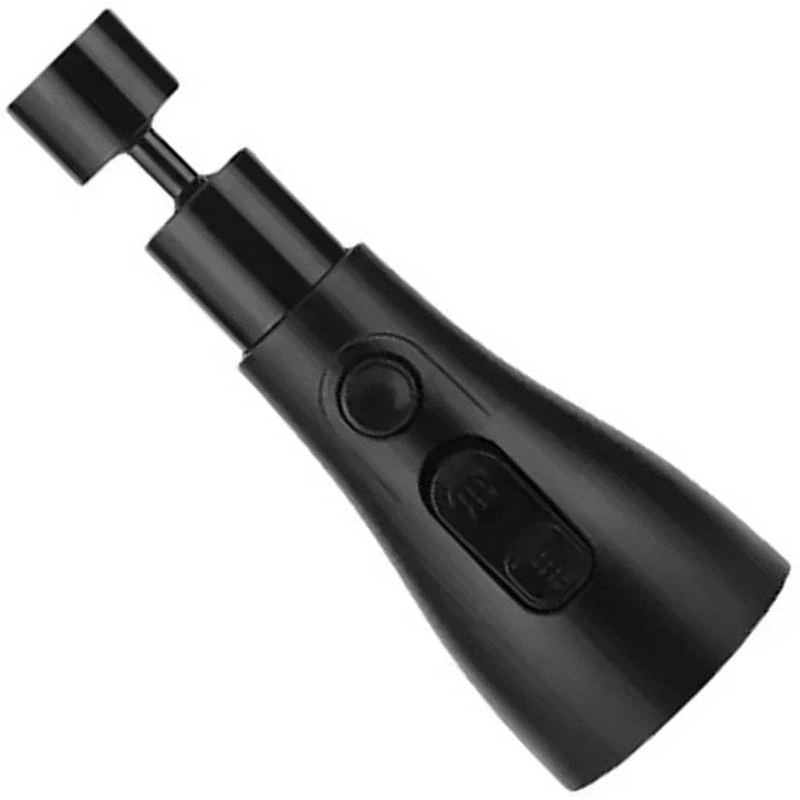 Otočný perlátor na vodovodný kohútik čierny