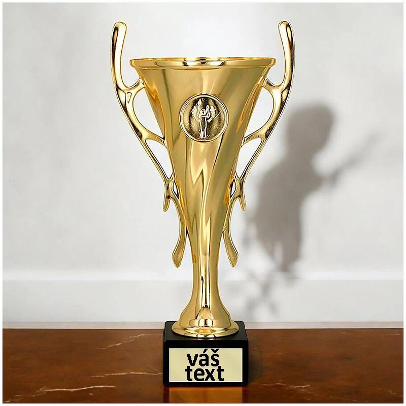 Pohár trofej zlatý - 25 cm