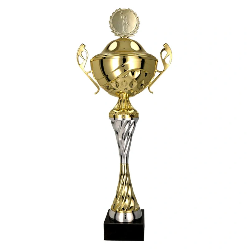 Malik - Pohár zlato-strieborný s pokrývkou - 33 cm