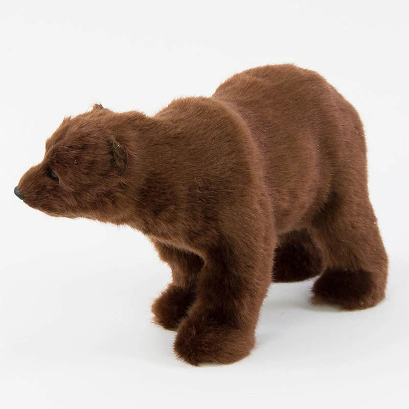 Medveď hnedý - Vianočná dekorácia 26x15cm