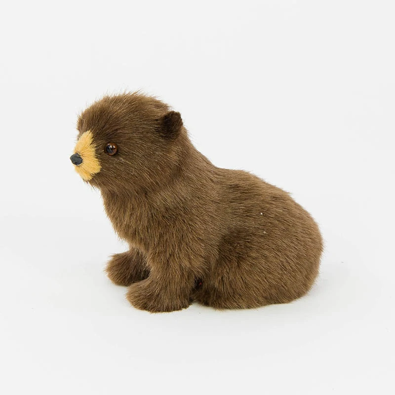 Medveď hnedý - Vianočná dekorácia 11 x 9cm