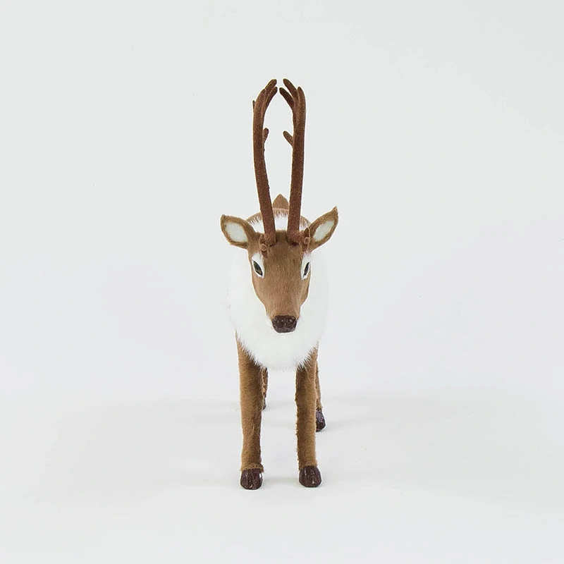 Sob hnedý - Vianočná dekorácia 12 x 11,5cm