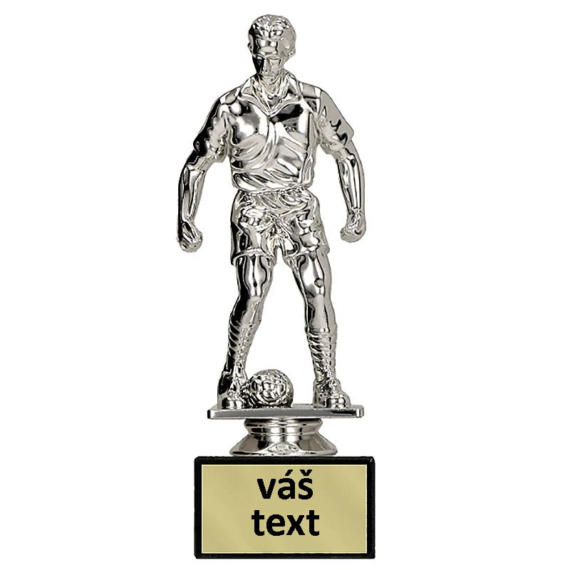 Trofej Futbalista 16cm - strieborná