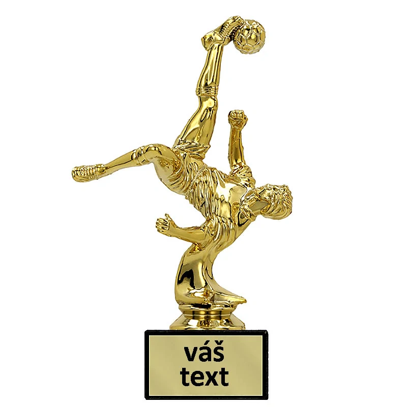 Trofej Futbalista 16cm - zlatá