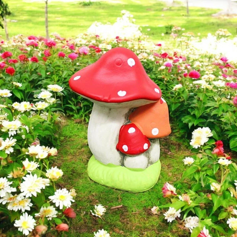 Muchotrávka červená - Záhradná keramická figúrka: 15cm