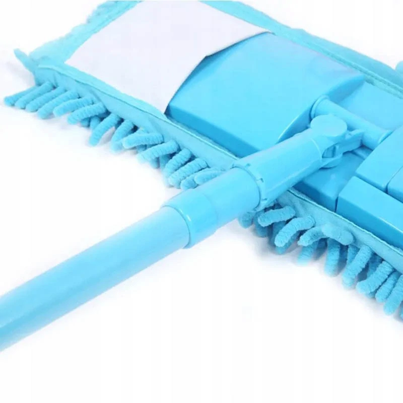 Plochý mop na podlahy 40cm modrý