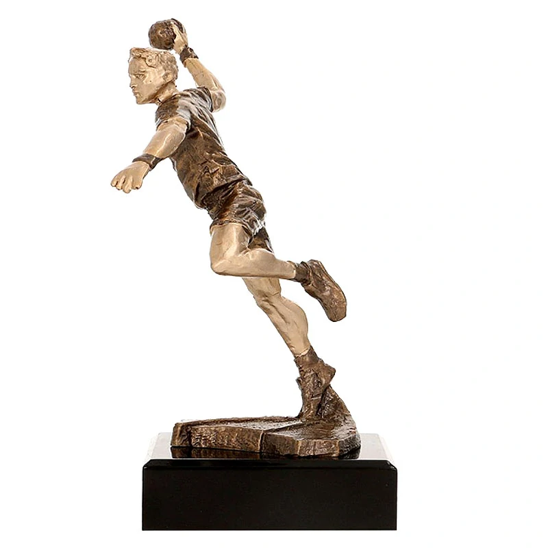 Hádzaná - Víťazná trofej na mramorovom podstavci s vlastným textom: 22 cm