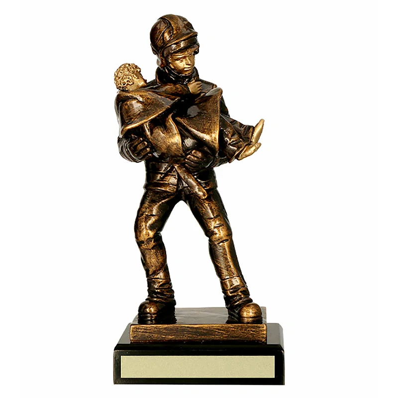 Hasič - Víťazná trofej na mramorovom podstavci s vlastným textom: 27 cm