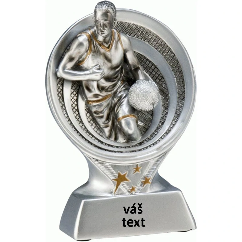 Trofej Basketbal: Odlievaná soška - 13cm