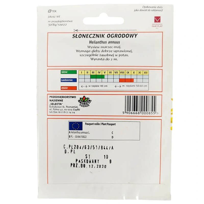 Slnečnica záhradná - 10g