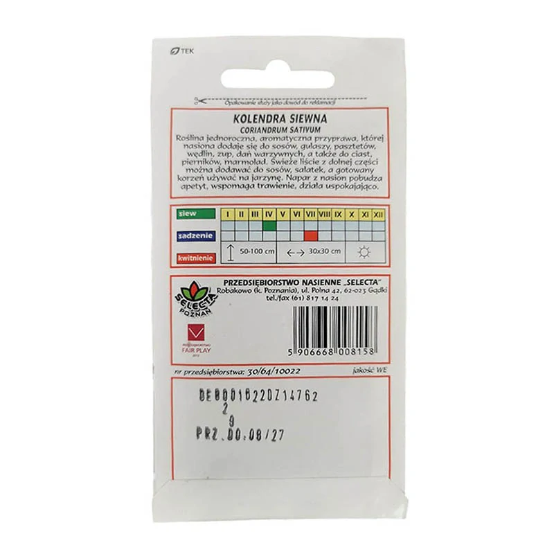 Koriander siaty bylina - 2g