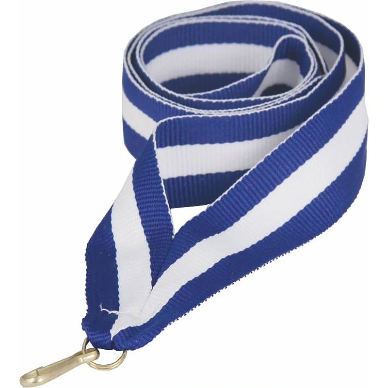Stuha na medailu 22 mm - blue/white/blue