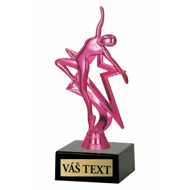 Tanec - Víťazná trofej na mramorovom podstavci s vlastným textom: 19 cm