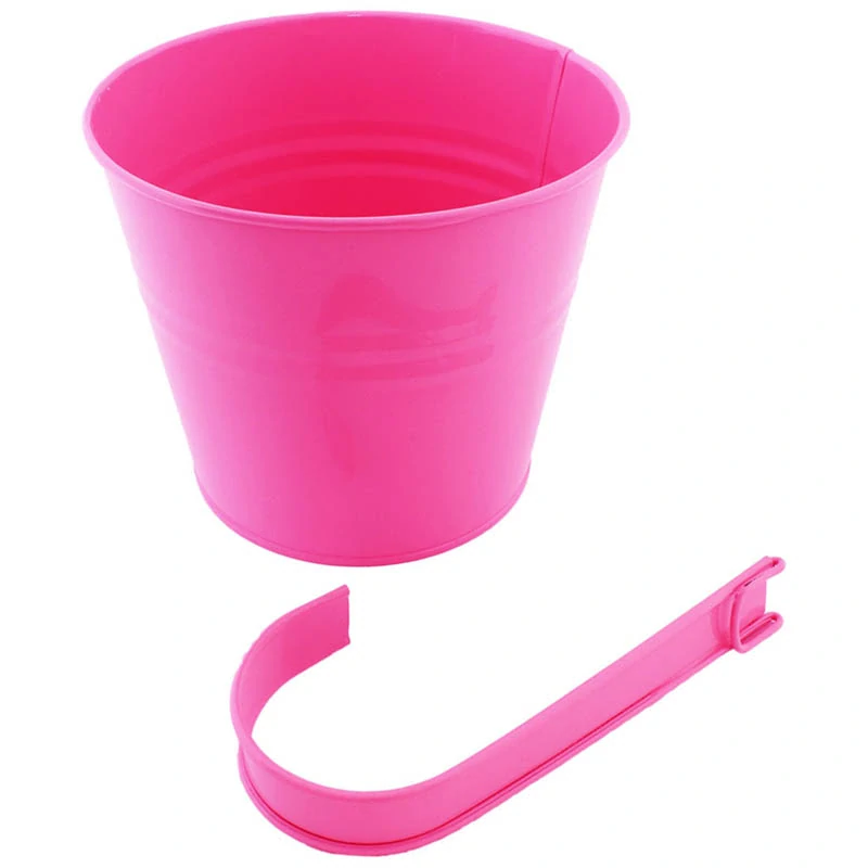 Kvetináč balkónový závesný 16cm ružový