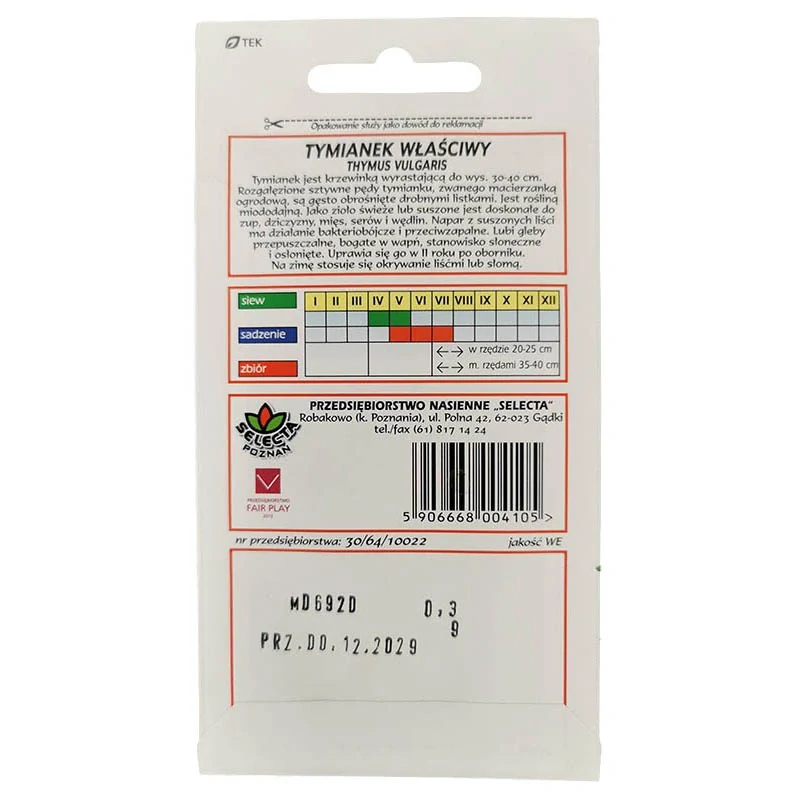 Tymián obyčajný - 0,3g