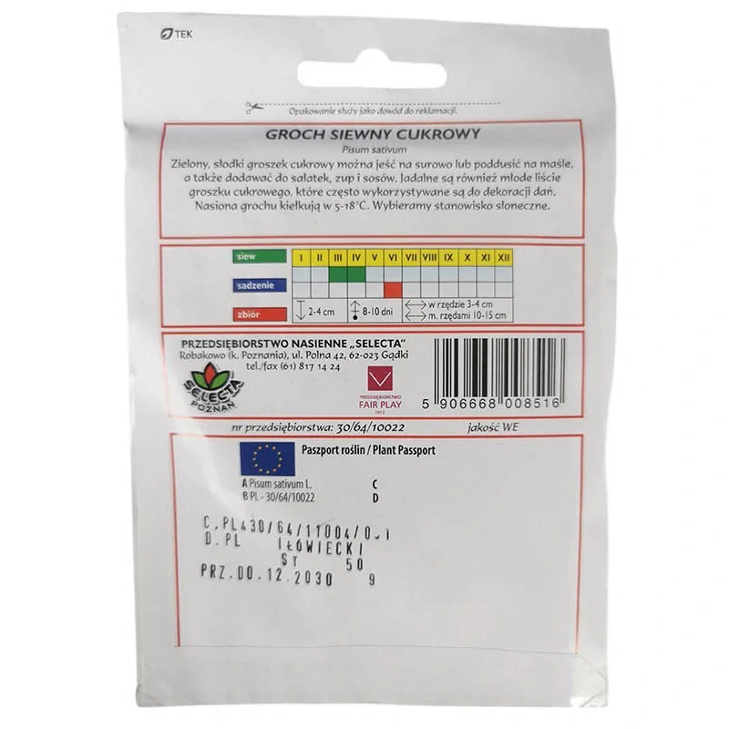 Hrach siaty cukrový - 50g