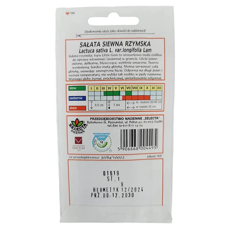Rímsky šalát "Little Gem" - 1g