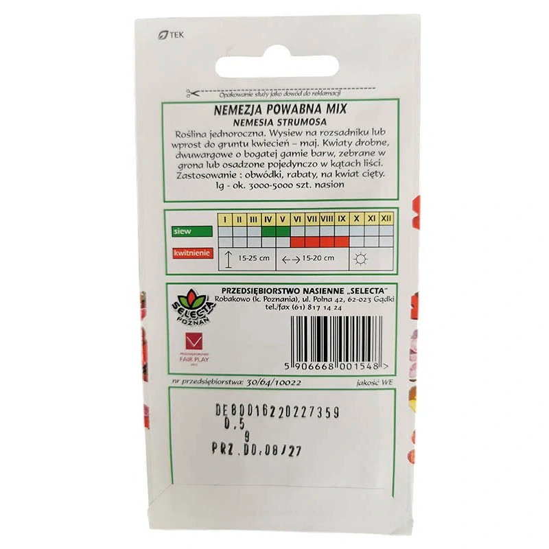 Nemézia pôvabná - 0,5g