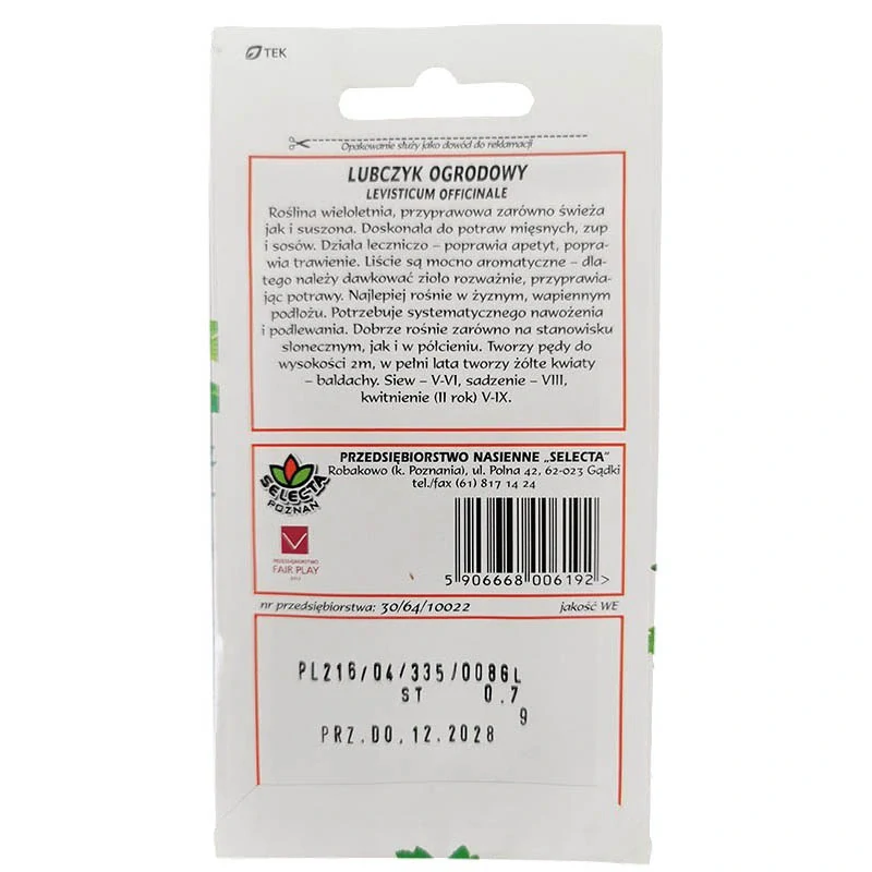 Ligurček lekársky: Levisticum Officinale - 0,7g