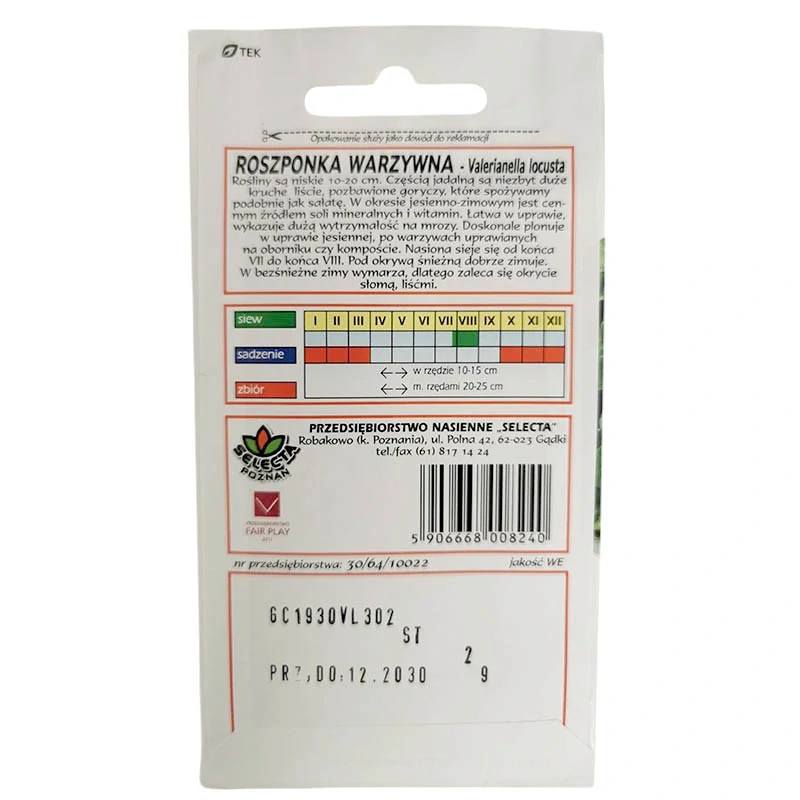 Valeriánka poľná: Valerianella locusta - 2g