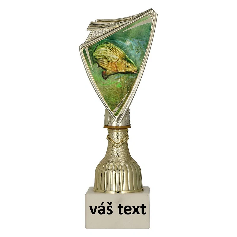 Pohár zlatý: Trofej Kapor - 18,5cm