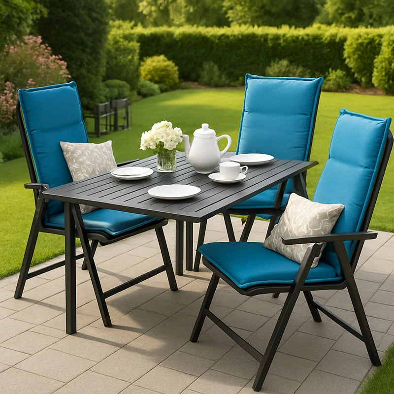 Podsedák vankúšový na vysokú stoličku - tyrkysový: 120 x 50cm VÝPREDAJ