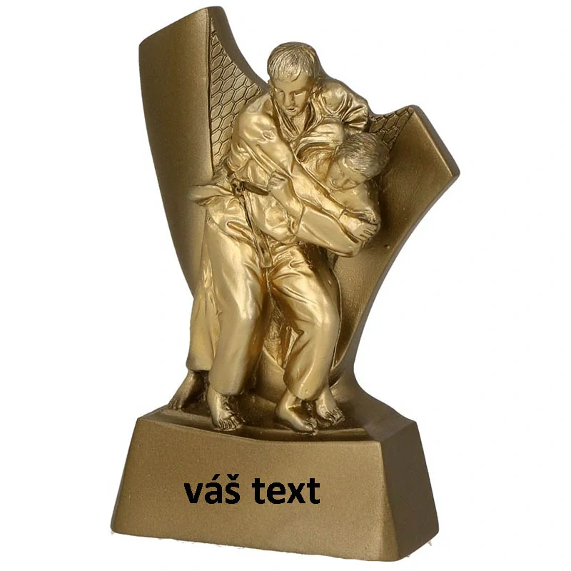 Trofej Judo - Odlievaná soška: 10 cm